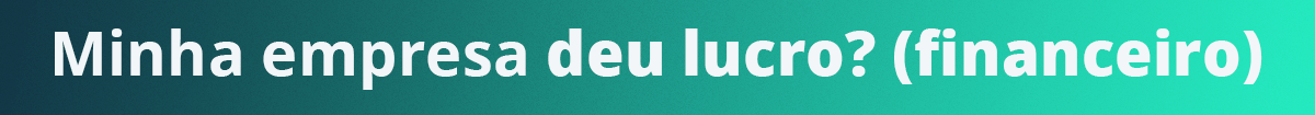 Minha empresa deu lucro? (financeiro)